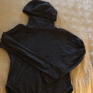 Black marbled long sleeve shirt